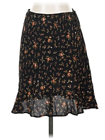 Madewell Flounce-Hem Mini Slip Skirt in Fresh Sprigs (view 1)