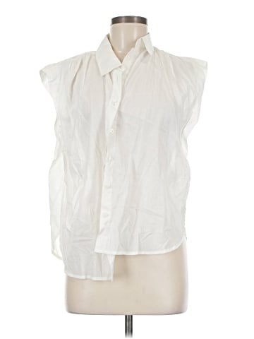 Banana Republic Factory Store Sleeveless Button-Down Shirt (view 1)