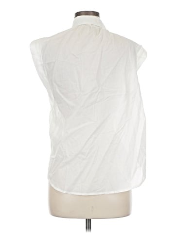 Banana Republic Factory Store Sleeveless Button-Down Shirt (view 2)