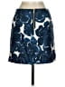 J.Crew 100% Cotton Print Blue Formal Skirt Size 0 - photo 2