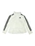 Adidas 100% Polyester White Track Jacket Size 5 - photo 1