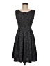 Assorted Brands 100% Polyester Hearts Gray Cocktail Dress Size 8 - photo 1