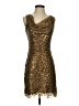 Max Studio 100% Nylon Metallic Gold Cocktail Dress Size XS - photo 1