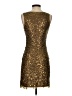 Max Studio 100% Nylon Metallic Gold Cocktail Dress Size XS - photo 2