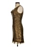 Max Studio 100% Nylon Metallic Gold Cocktail Dress Size XS - photo 5