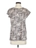 Ofeefan Silver Short Sleeve Blouse Size S - photo 1