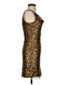 Max Studio 100% Nylon Metallic Gold Cocktail Dress Size XS - photo 4