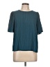 Beacon 100% Polyester Teal Short Sleeve Blouse Size 10 - photo 1