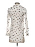 Maeve 100% Rayon Floral Ivory 3/4 Sleeve Blouse Size XXS - photo 2