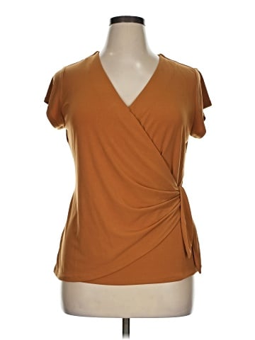 Tahari Short Sleeve Top (view 1)