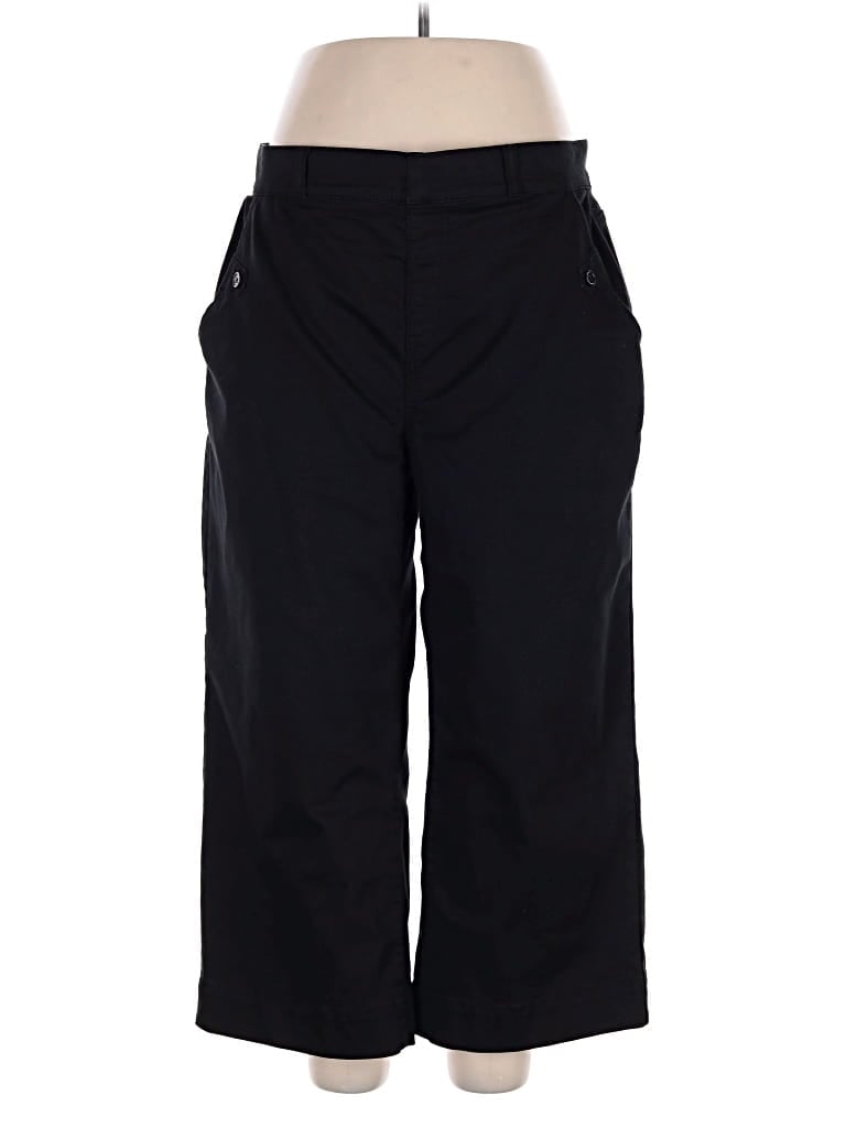 Pre-owned Terra & Sky Casual Pants In Black
