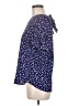 Papermoon 100% Polyester Stars Blue Short Sleeve Blouse Size M - photo 5