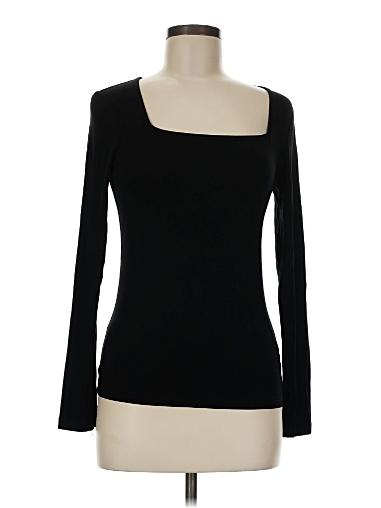 Pre-owned Mangopop Collection Long Sleeve T-shirt In Black
