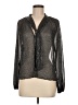 Ann Taylor LOFT Metallic Gray Long Sleeve Blouse Size M - photo 1