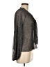 Ann Taylor LOFT Metallic Gray Long Sleeve Blouse Size M - photo 4