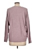 Aaeda Floral Purple Pullover Sweater Size L - photo 2