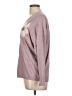 Aaeda Floral Purple Pullover Sweater Size L - photo 5