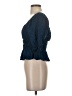 Nine Britton 100% Rayon Blue 3/4 Sleeve Top Size S - photo 5