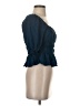 Nine Britton 100% Rayon Blue 3/4 Sleeve Top Size S - photo 4