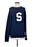 Hillflint 100% Wool Solid Blue Wool Pullover Sweater Size S - photo 1