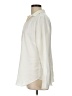 Ann Taylor 100% Polyester Color Block Ivory Long Sleeve Blouse Size L - photo 5