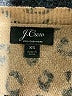J.Crew 100% Cashmere Animal Print Brown Cashmere Pullover Sweater Size XS - photo 7