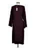 Max Studio Solid Burgundy Casual Dress Size L - photo 2