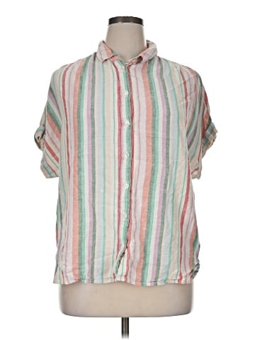 Time and Tru Short Sleeve Blouse (view 1)