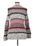 Chaps Chevron-herringbone Gray Pullover Sweater Size 1X - photo 2