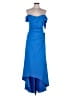 Xscape Blue Cocktail Dress Size 10 - photo 1