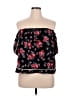 Lily White 100% Polyester Black Sleeveless Blouse Size XL - photo 1