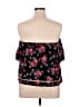 Lily White 100% Polyester Black Sleeveless Blouse Size XL - photo 2