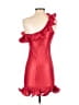 ASOS Design 100% Polyester Red Cocktail Dress Size 0 - photo 2