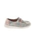 Hey Dude Stripes Gray Pink Sneakers Size 1 - 2 Youth - photo 1