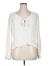 Reformation 100% Viscose Ivory Long Sleeve Blouse Size 14 - photo 1