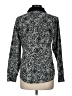 Chico's 100% Cotton Paisley Black Long Sleeve Button-Down Shirt Size Med (1) - photo 2