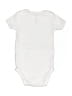 Carter's 100% Cotton Solid White Short Sleeve Onesie 12-18 MO / 18 MO - photo 2