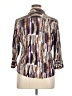 Essentials Metallic Silver 3/4 Sleeve Blouse Size XL - photo 2