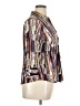 Essentials Metallic Silver 3/4 Sleeve Blouse Size XL - photo 4