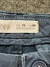Zara Solid Blue Shorts Size 10 - photo 3