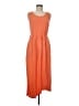 Assorted Brands Solid Orange Casual Dress Size M (estimated) - photo 1