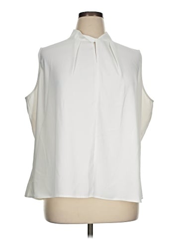MING WANG Sleeveless Blouse (view 1)