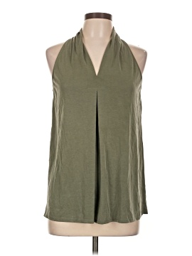 Green Envelope Sleeveless Blouse