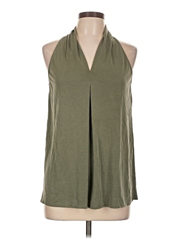 Green Envelope Sleeveless Blouse (view 1)