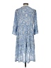 KAFFE 100% Viscose Paisley Blue Ivory Casual Dress Size EU 34 / US 4 - photo 2