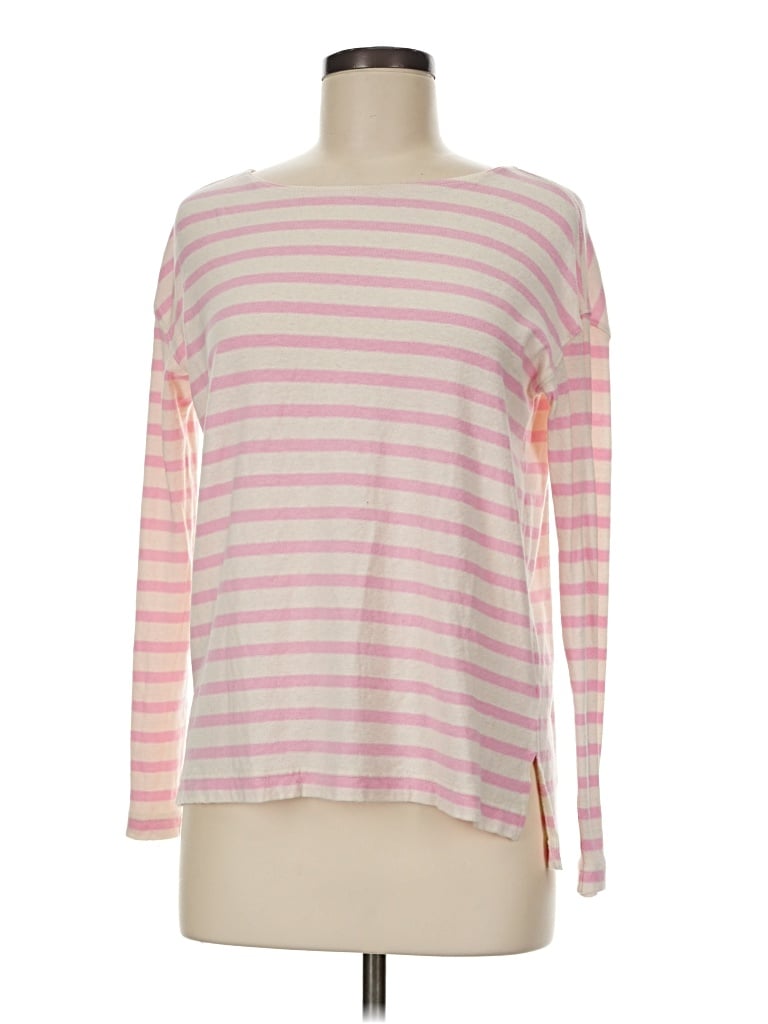 Pre-owned Jcrew Long Sleeve T-shirt In Pink