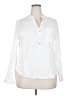 Love Tree White Long Sleeve Blouse Size 3X - photo 1
