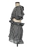 étophe studios Checkered-gingham Black Casual Dress Size M - photo 5