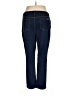 So Slimming by Chico's Chevron-herringbone Blue Jeans Size 14 - photo 2