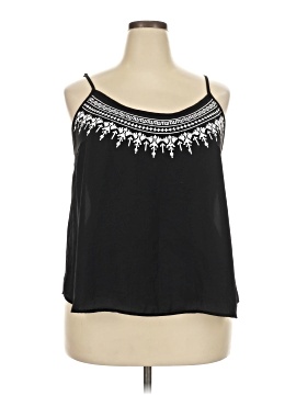 Shein Curve Sleeveless Blouse